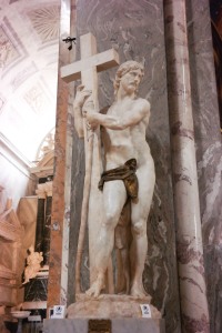 Michelangelo's "Christ Carrying the Cross" in Santa Maria sopra Minerva