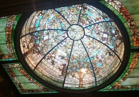 Driehaus Museum, Gallery Stained Glass Ceiling, Chicago